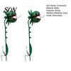 Garden Stakes for Outdoor Decor Venus Flytrap Stake, Metal Carnivorous Plant Yard Decor, Weird Gothic Path Decorations Home Patio Lawn, Gift