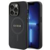Étui pour iPhone 14 Pro Guess Saffiano MagSafe Noir