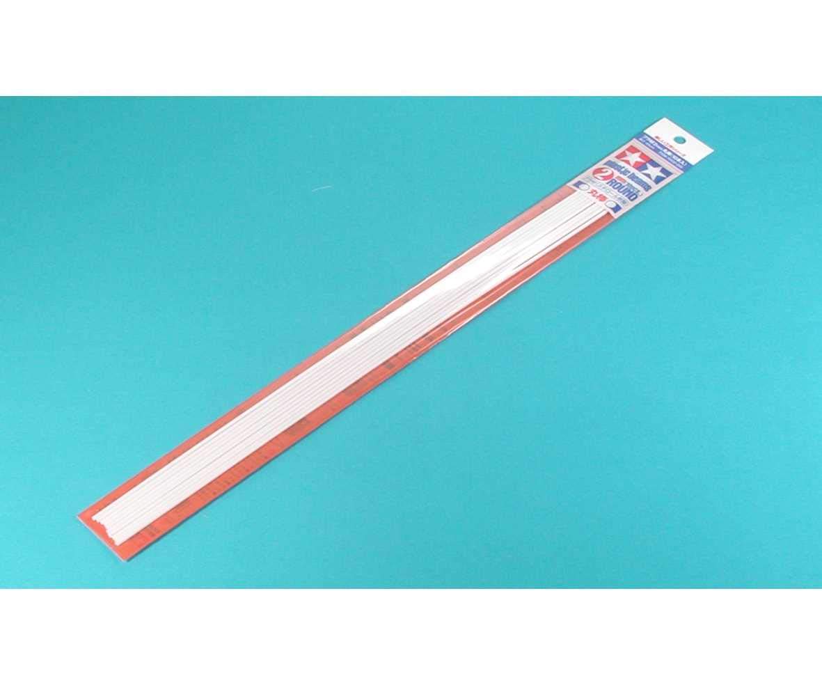 

Tamiya Fun Craft Series 10 plastic 2mm round rods No.132 (70132) белый
