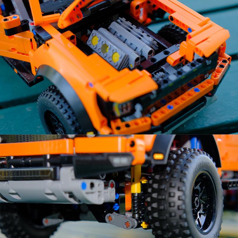 1379pcs Technology 1:10 Vehicle Assembled Brick Toy Gift for Boys and Children