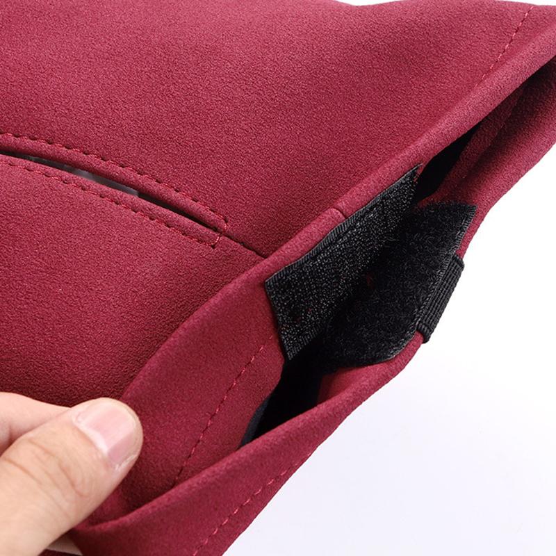 AAABO1 Car Suede Tissue Boxes for Skoda Octavia 2 A7 Tour RS Fabia 2 1 Rapid Kodiaq Superb Kamiq Vehicle Internal Styling Decoration
