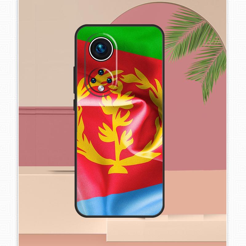 Eritrea Flag Case For Honor Magic 5 6 7 8 Pro Honor X9c X9b X9a X8b X8a X8c 50 70 90 400 200 Lite Cover