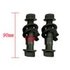 2x 10.9 Car Four Wheel Alignment Eccentric Screw 12mm 13mm 14mm 15 16 17mm Camber Angle Adjustment Bolt Car Tire Balance Weight