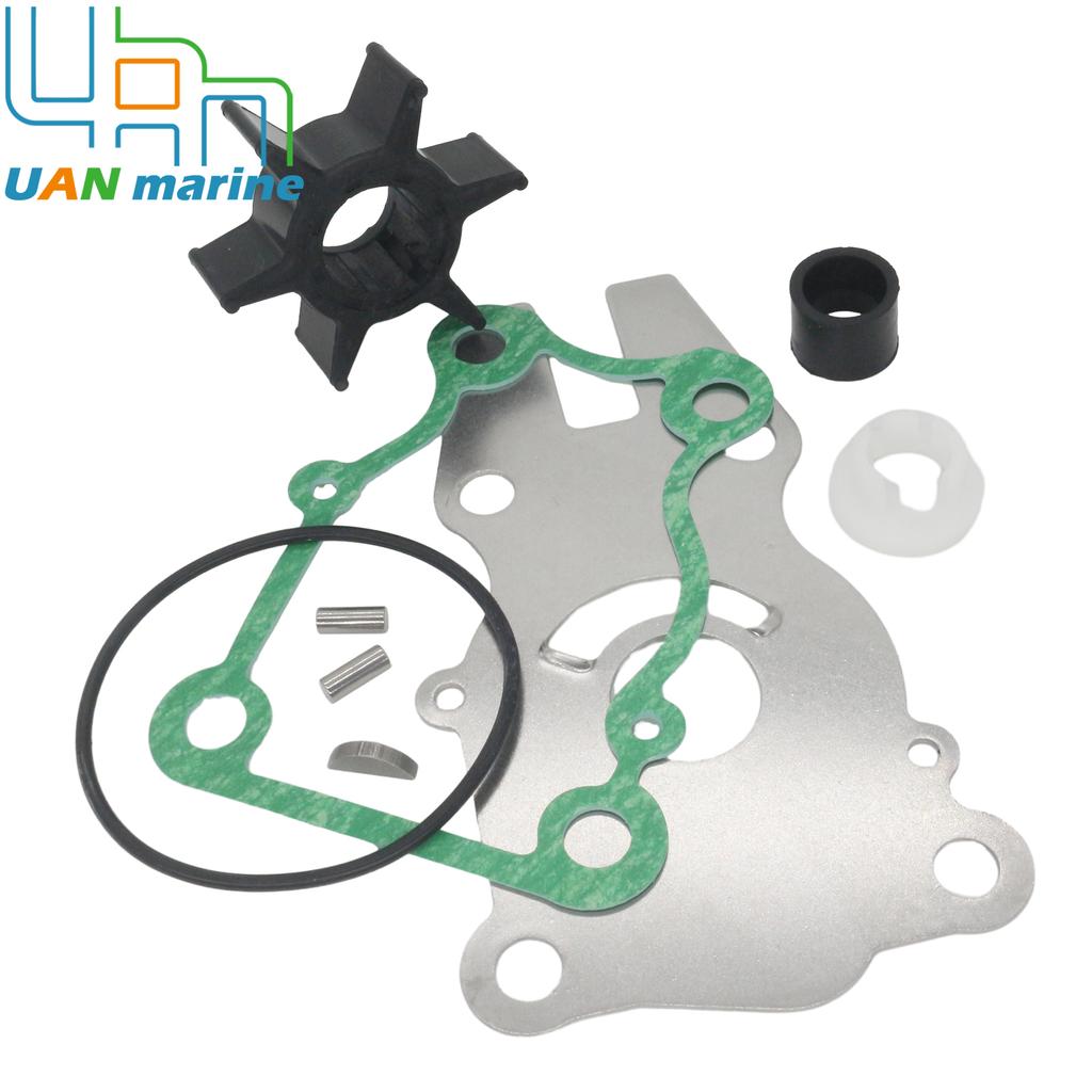 63D-W0078-00 Water Pump Rebuild Kit W/ Impeller 6H3-44352-00 for Yamaha 2 Stroke 40 50 HP 63D-W0078-01 63D-W0078-02 63D-W0078-03