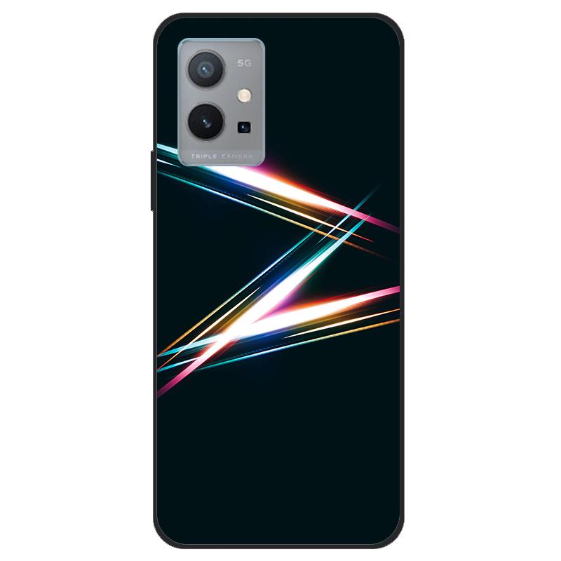 

Case For vivo Y55 5G V2127 Phone Cover 2022 Silicone TPU Protective Cats Black Covers for vivo Y55 5G Case Y 55 VivoY55 V2154 vivo Y55 5G