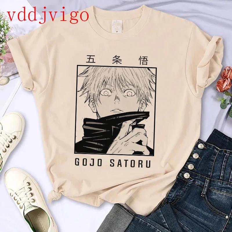 Streetwear Tshirt Japanese Anime Tshirt Jujutsu Kaisen Gojo Satoru Yuji Itadori Unisexga T Shirt Top Tees Clothes Y2k 90s