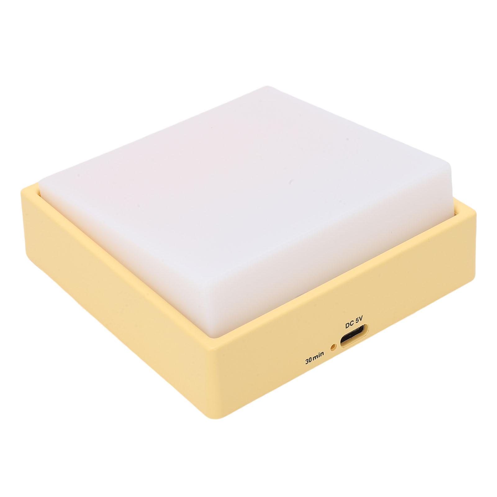 

Rocker Night Light USB Charging Magnet Dimmable Yellow Table Lamp for Bedside Desk Study Living Room