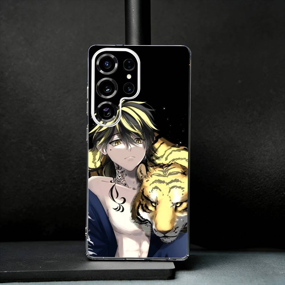K-Kazutora Hanemiya Phone Case For Samsung S25,S24,S21,S22,S23,S30,Ultra,S20,Plus,Fe,Note,10,9,5G Transparent Cover Samsung S21Ultra