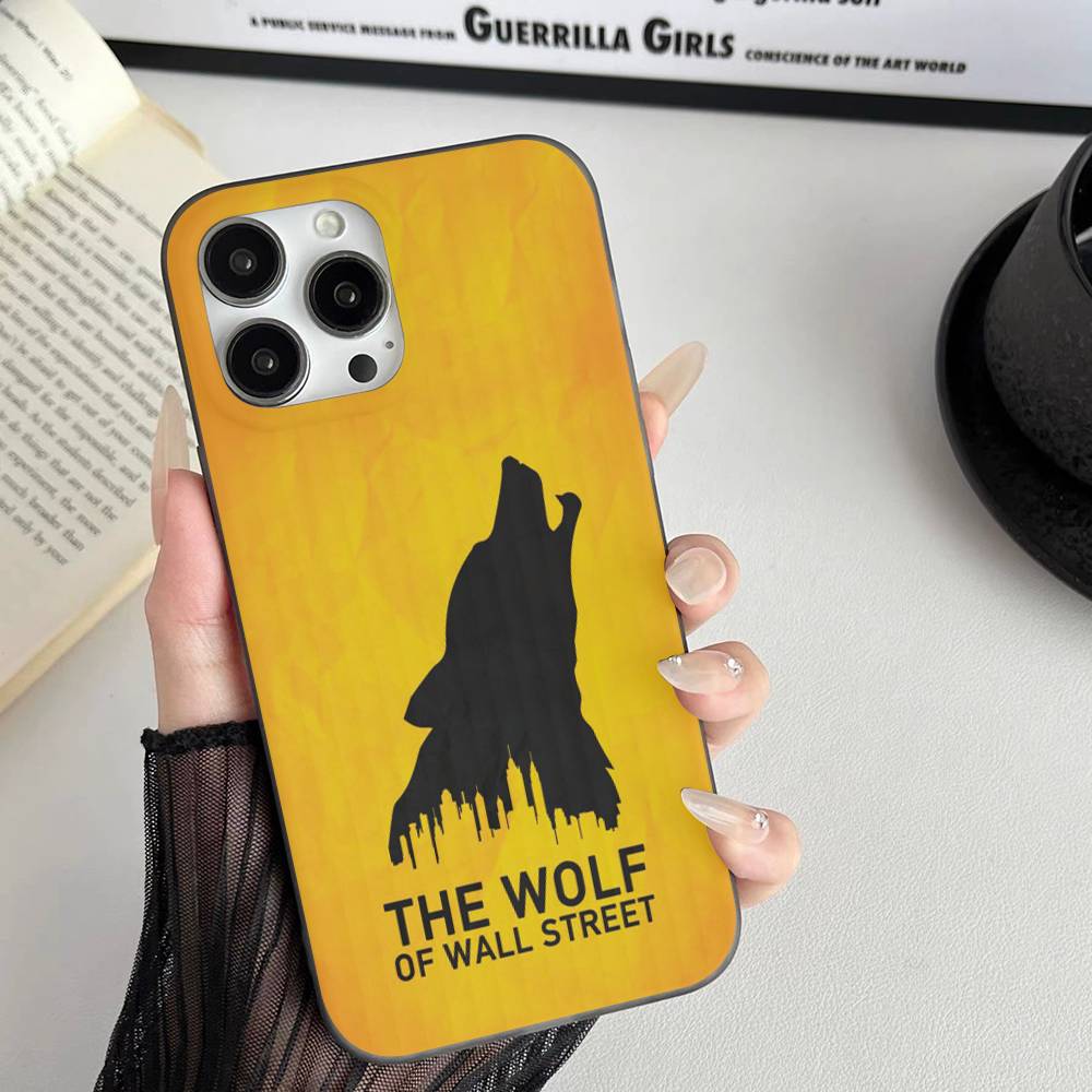 TV The W-Wolf Of W-Wall S-Street Soft Corrugated Phone Case For IPhone 11 12 13 14 15 16 17 Pro Max Plus Pro Shockproof Cover