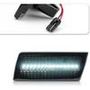 2Pcs White Full LED Side Marker Lights for Chrysler 300 2005-2014 Front Bumper Sidemarker Lamp Driving Running Light Smoked Lens