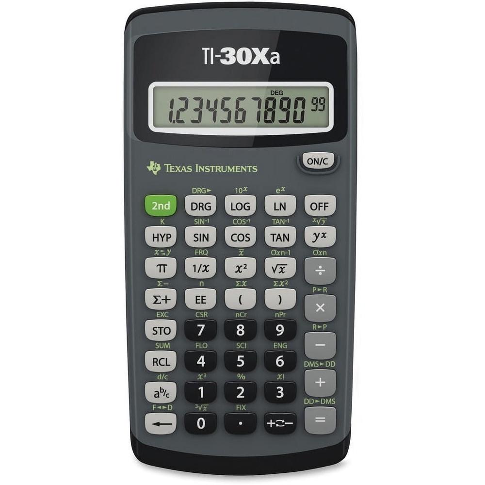 Ti-30xa Scientific Calculator 10 Digit Lcd Display Ideal Math Science Pre-algebra Algebra High School Middle School Use