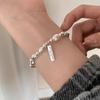 Korean Pearl & Sterling Silver Beaded Bracelet: Non-Fading, Summer Women's High-End Jewelry.