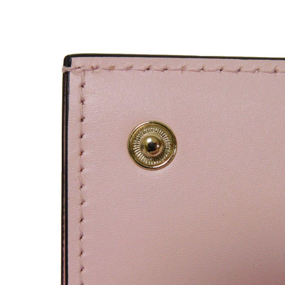 Used Serpenti Forever Compact Wallet (11679), 289061, 7942, Snakehead Bicolor RFID, Unused, Logo Pink, Women's from
