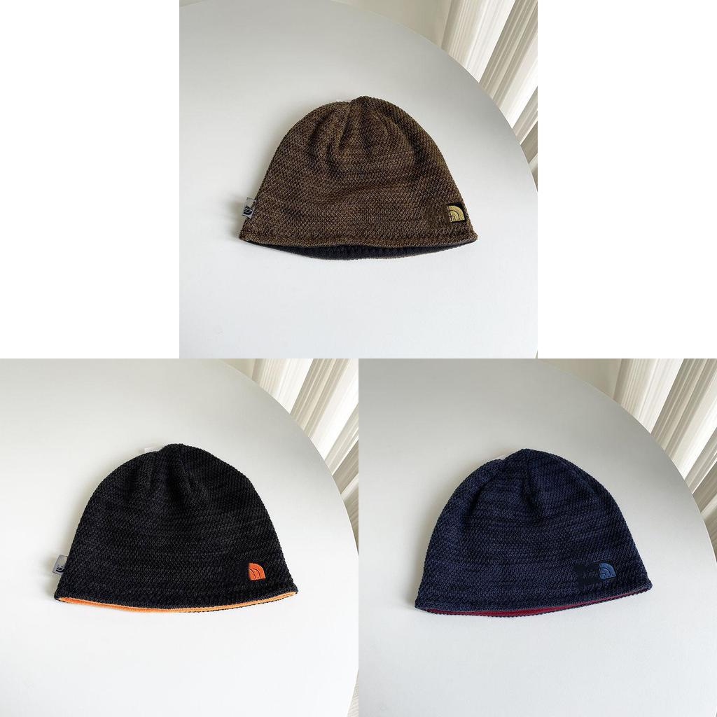 Adult Winter Knit Cap Doublesided Letter Embroidery Windproof Waterproof For Men