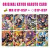 KAYOU Genuine Naruto MR UR SP SSR SR R PTR Cards Ninja Age N Edition Anime Itachi Sasuke Kakashi Complete Set Collection Card