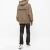 Fear of God Essentials Pull-Over Hoodie Taupe Unisex Tops Tan 192SP212007F
