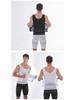 Men's Back-Support Waist Cincher: Mid-Row Buckle Body Shaper Vest