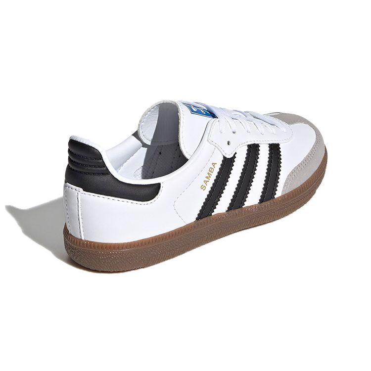 Adidas Samba OG J Bianco Nero Gum Bambini Sneakers Cloud-White Core-Black GZ8346