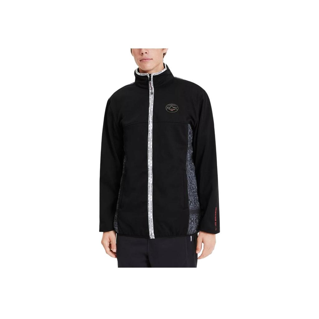 Puma x Les Benjamins High Collar Fitted Jacket Men Jackets Black 595467-01