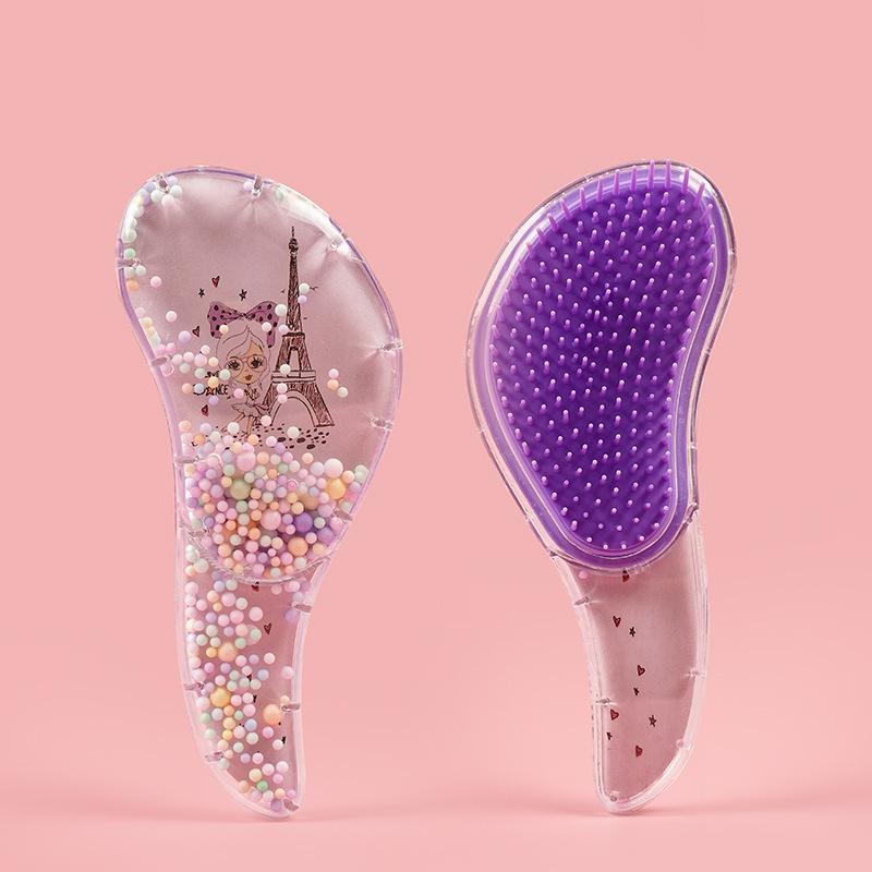 

Мультяшная волшебная расческа антистатическая массажная расческа для волос расческа для распутывания волос расческа для душа розовая