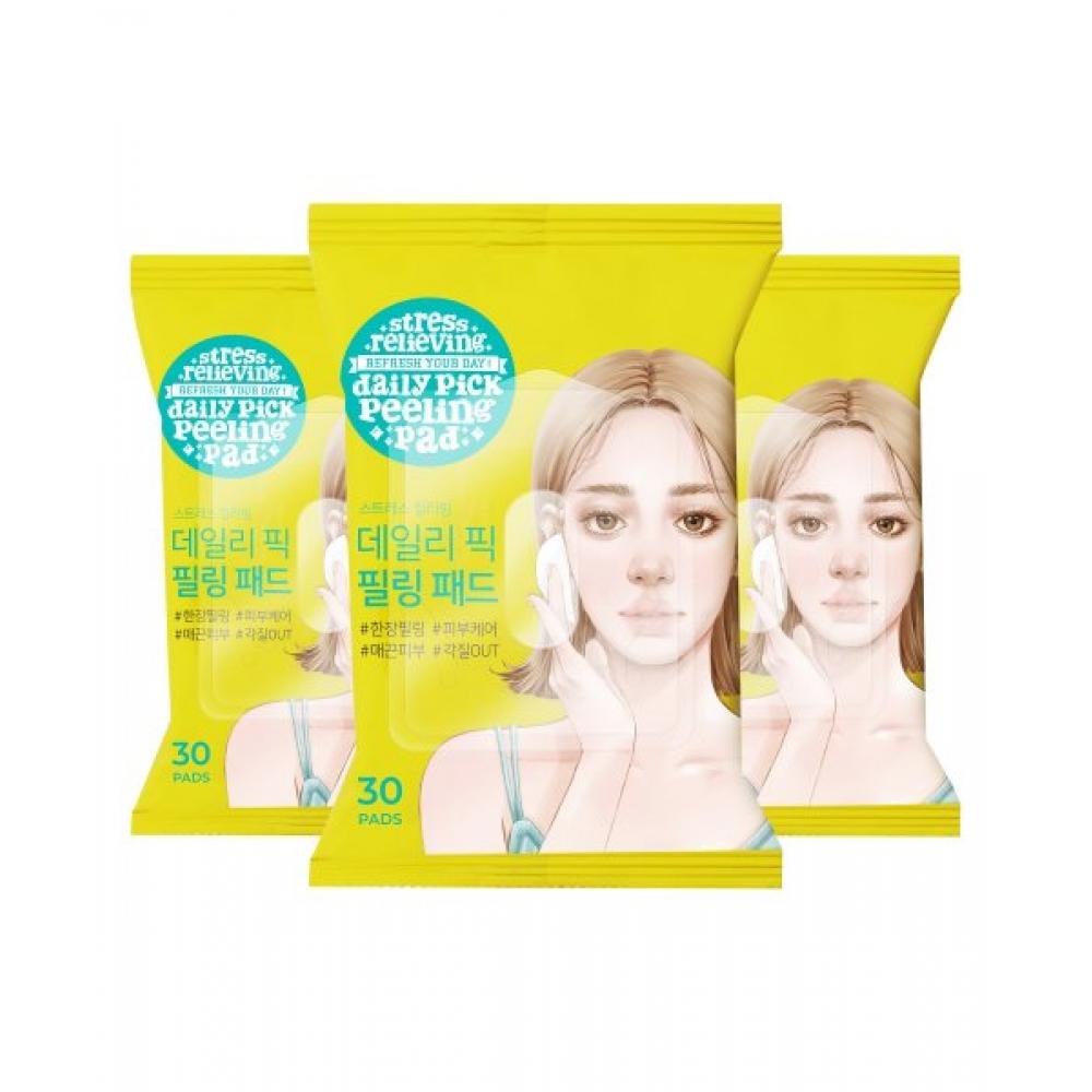 Ariul Stress Relieving Pureful Daily Pick Peeling Pad X3