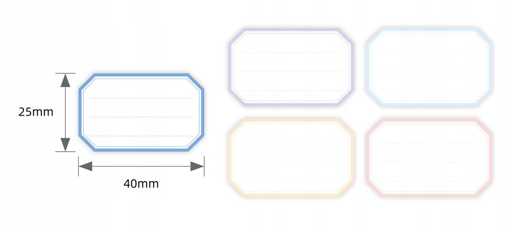 Niimbot Stickers Series D/B 25*40 160X For Notebooks