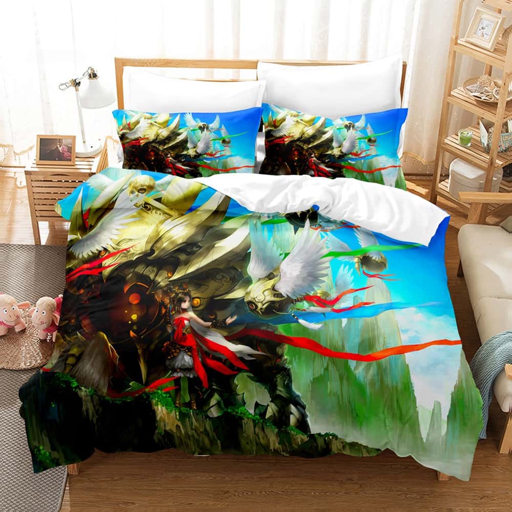 3d Print Anime Zoids: Chaotic Century Bedding Set Single Twin Full Queen King Size Bed Set Adult Kid Bedroom Duvet Cover Sets