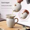 Anmu Ru Kiln Ceramic Portable Travel Tea Set