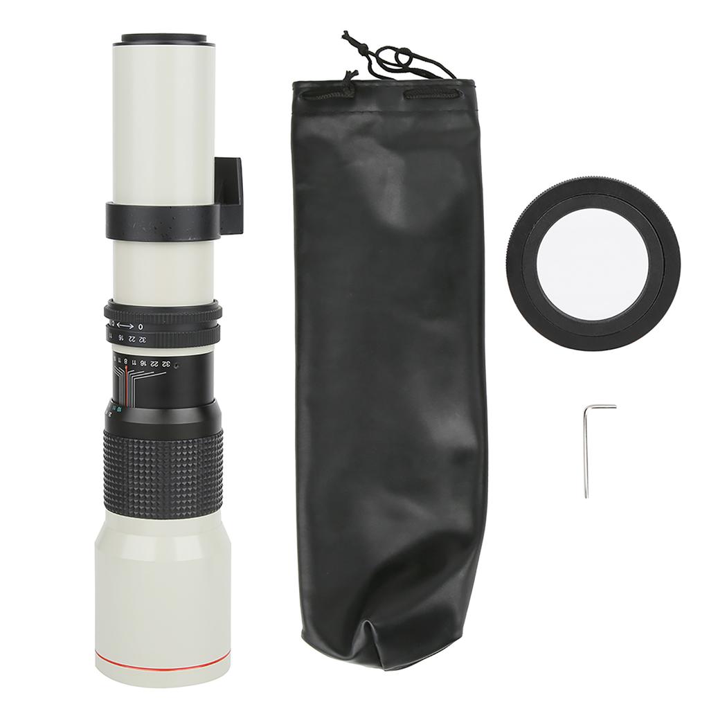 500mm F8F32 Manual Focusing Telephoto Fixed Focal Lens for Canon EF-S Mount Camera