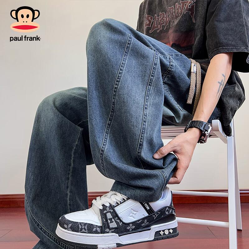 Paul Frank Men's Summer Loose Straight-Leg Denim Jeans