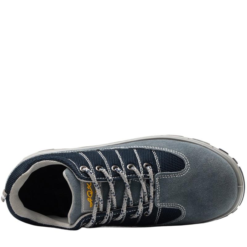 Labor Insurance Shoes Men's Anti-smash and Anti-puncture Wear Four-season Breathable Safety Shoes Lightweight, Soft and Comfortable Work Shoes
