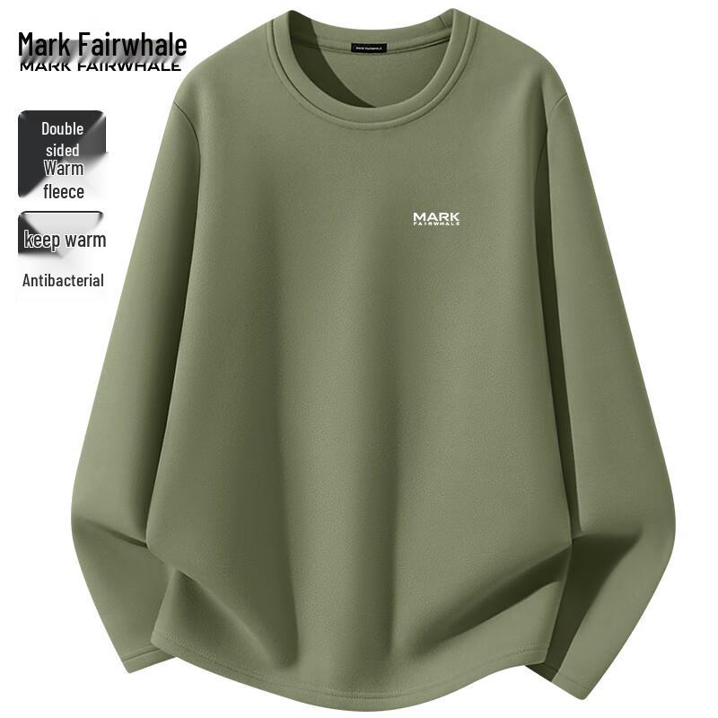 

Mark Fairwhale Men s Fleece-Lined Thermal Long-Sleeve Base Layer T-Shirt L