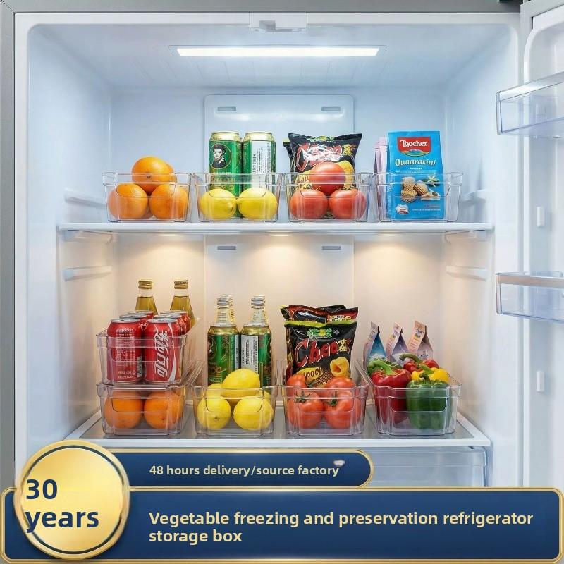 Caja de almacenamiento para refrigerador organizador de alimentos para cocina y frutas fresca