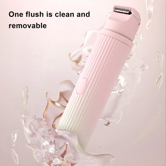 Yousheng Women Electric Shaver Double Heads USB Rechargeable Waterproof Portable Face Body Bikini Area Arm Leg Hair Removal Epilator Razor Trimmer