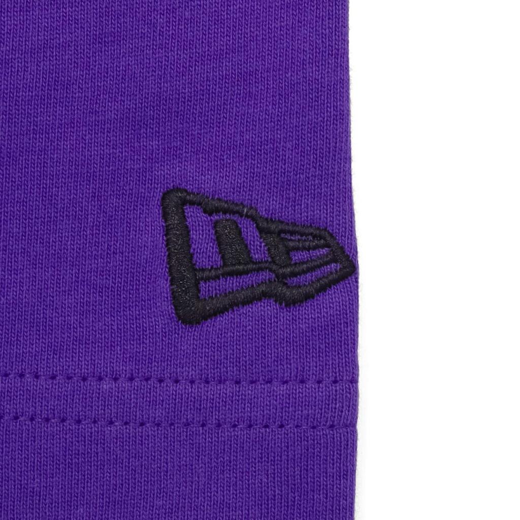New Era Short Sleeve Oversized Cotton Size 24 True Exclusive to and Stylish Perfect for Travel T-Shirt, S/S Tee, (14683883, NER35A8863), Purple/Black,