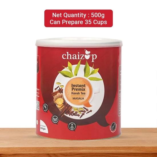 Chaizup Premium 1 Min Instant Sortiertes Tee-Paket - 500g Dosen (3er-Pack) | Masala-, Safran- & Kardamom-Aromen | Ca.. 108 Portionen | 1500g