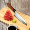 Deba Knife Single-edged Blade Germany 1.4116 Steel Wood Handle Chef Cleaver Sashimi Meat Slicing Sushi Vegetables Kitchen Knives