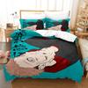 Three-Piece 3D Digital Printing Quilt Cover Pillowcase Bedding