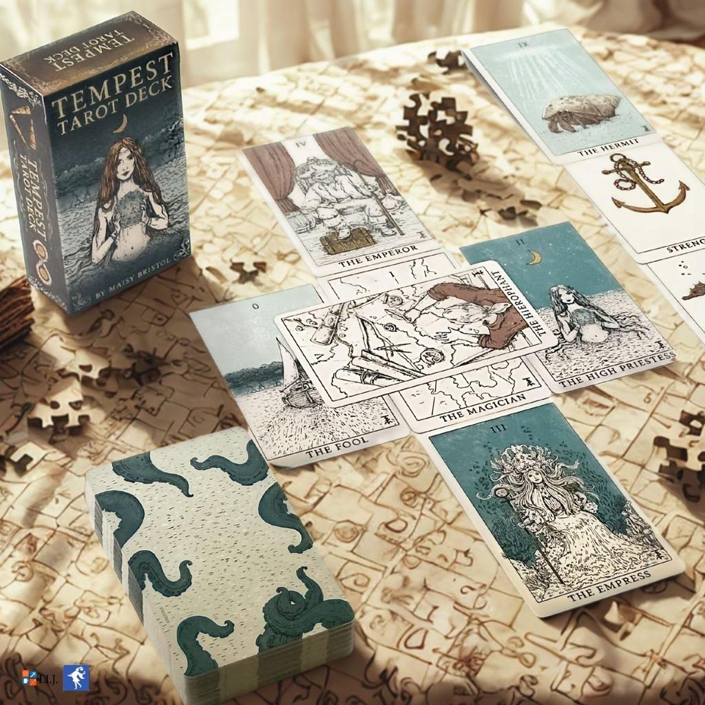 Tarot Tempest Waite 78 Tarot Japanese Instruction Manual Authentic Product I.I.J Cards, Tarot, Edition, Cards, Reading, Included,