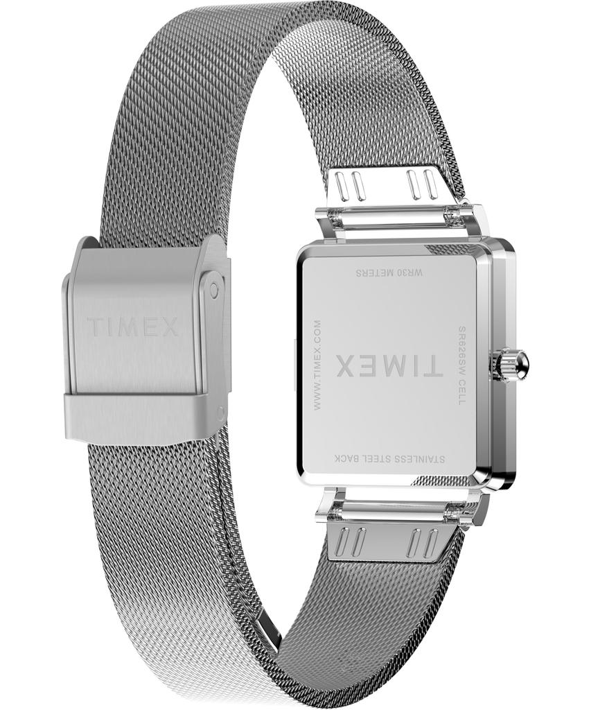 TIMEX Transcend 3 ATM Water Mineral Silver Unisex Watch, Quartz, Resistant, Glass, Dial, TW2Y26300, [Used]