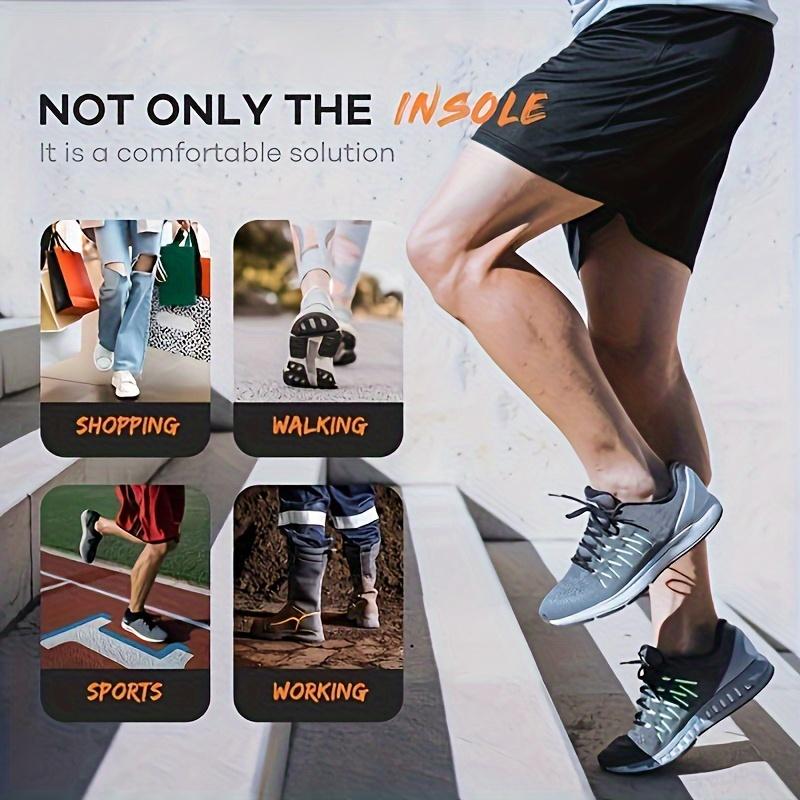 Ergonomic Work Comfort Insoles - Anti- Shock Absorbing Arch Support with Breathable Perforations, Neutral Arch Shape for Running, Gym & Casual Wear