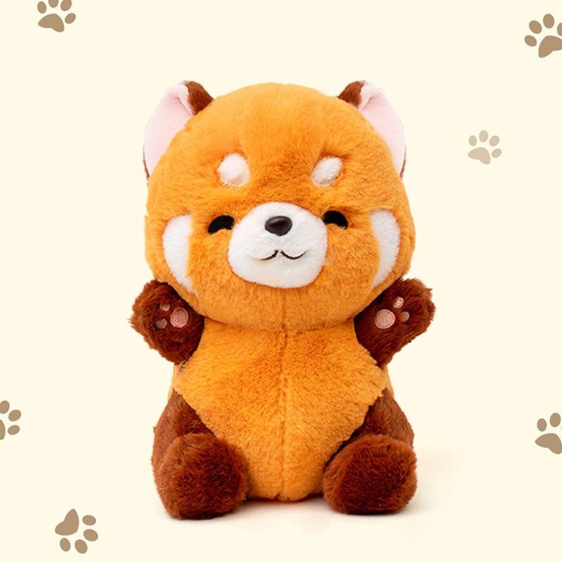 Red Panda Sister Plush Toy Raccoon Doll Children Birthday Gift Doll Grab Machine Internet Celebrity Same Doll