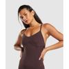 Gymshark Strappy All In One Full Length Heritage Brown B9a1r Ncnz