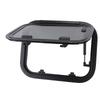 16x12in RV Window Black Tempered Glass Sunproof Motorhome Exit Window with Support Rod and Screen for Trailer Van Truck