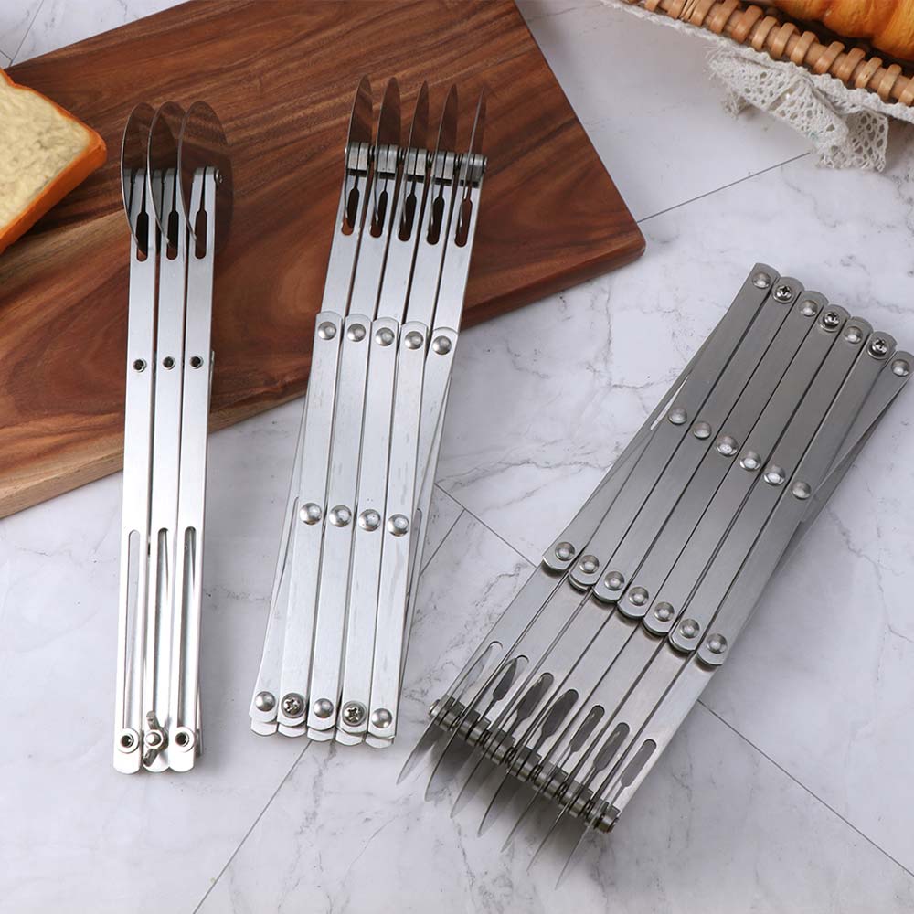 Stainless Steel Side Pasta Knives Adjustable Width Pizza Pastry Peeler Restaurant