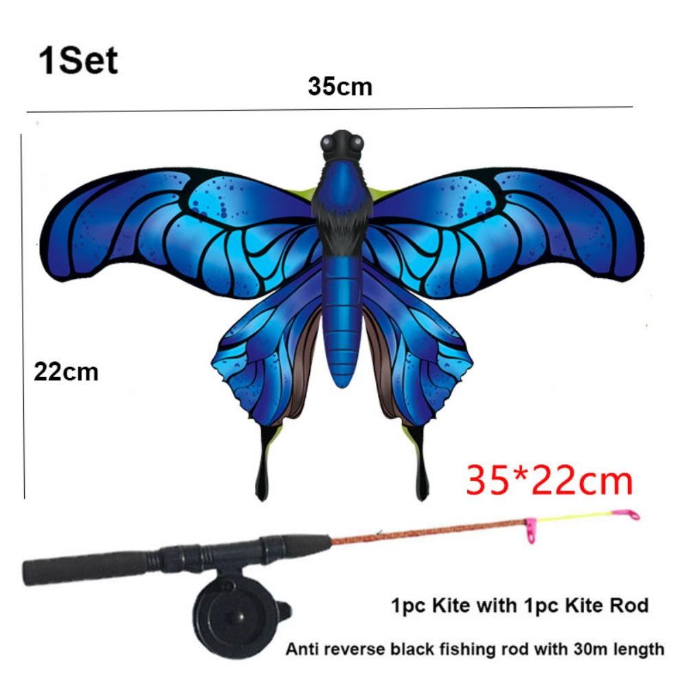 DIY Toy Large Eagle Kites with 30 Meter Kite Line Flying Bird Kites Garden Outdoor Sports