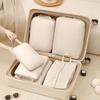 4Pcs Set Sub-Packing Clothes Compression Bag Foldable Closet Organizer Set  Travel Accessories