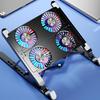 Laptop Radiator Computer Bracket Stand Height Adjustable Triangular Structure High Stability Strong Airflow Low-Noise Laptop Riser Cooler