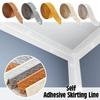 1pc 230x14cm Self Adhesive Wall Skirting Border Waterproof Anti-collision 3D Diamond Wallpaper Skirting Line Decor Home