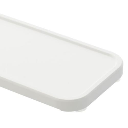 NITORI (NITORI) Water-Absorbent Porous Ceramic Tray HT1611 White, Width 19 X Depth 6.5 X Height 1cm (8511611)